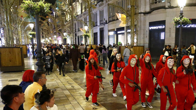 Las fotos de la noche de Halloween en Málaga