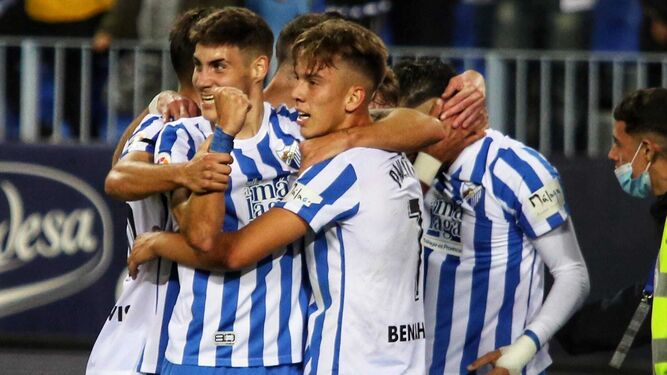 Las fotos del Málaga-Real Sociedad B