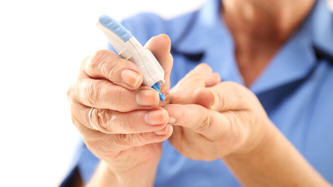 Una prueba para determinar si una persona padece diabetes.