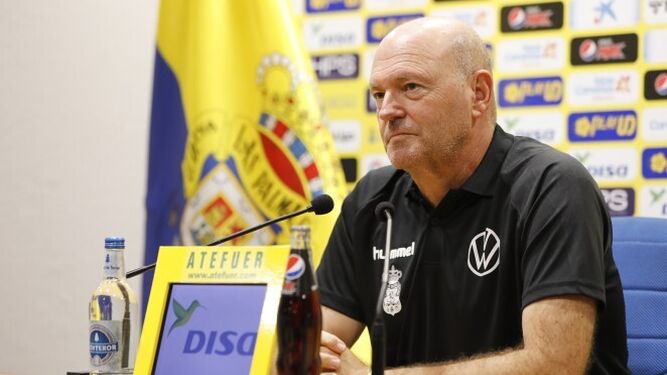 Pepe Mel, entrenador de la UD Las Palmas.