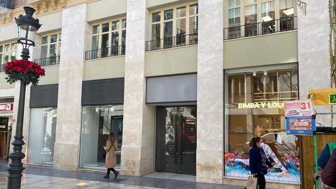 El local de calle Larios que ocupará la nueva tienda de Adolfo Domínguez.