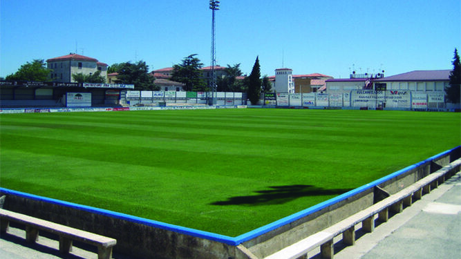El campo de San Francisco, donde se juega el Peña Sport - Málaga CF