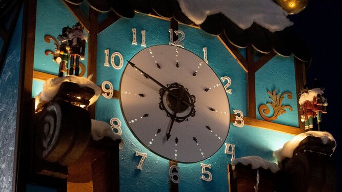 El reloj de Adviento de la Alameda, una de las actividades incluidas en la programación de Navidad.