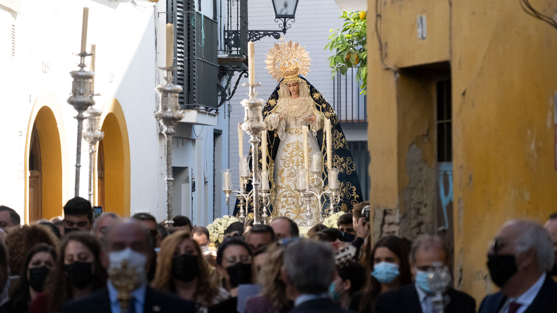 El rosario de la Virgen de Guadalupe de Las Aguas, en im&aacute;genes