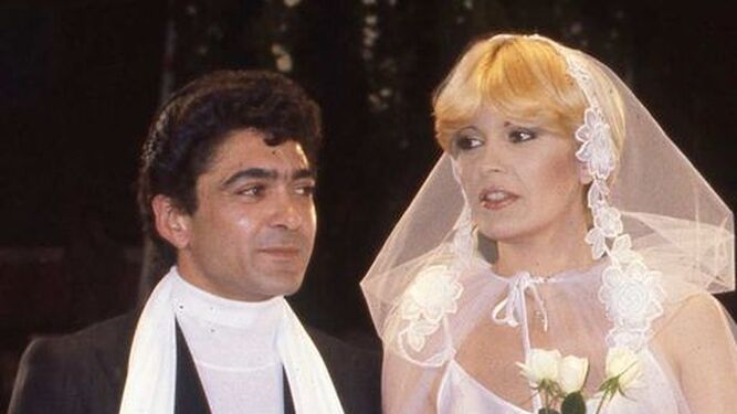 Boda de Ángel Cristo y Bárbara Rey en 1980