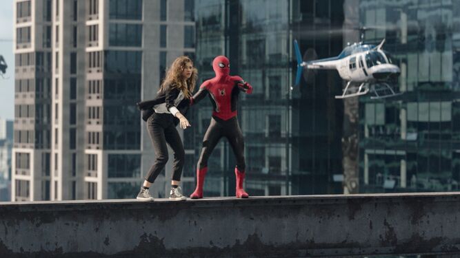 Zendaya y Tom Holland en un fotograma de ‘Spider-Man: No Way Home’.