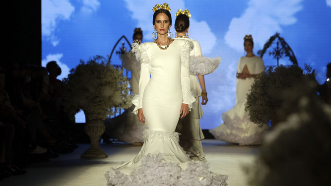 Una de las propuestas de la firma Santana Diseños vista en We Love Flamenco.