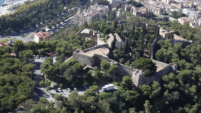 Vista del Castillo de Gibralfaro