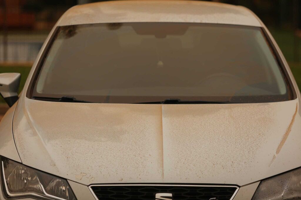 Fotos del efecto de la calima en M&aacute;laga y en sus coches