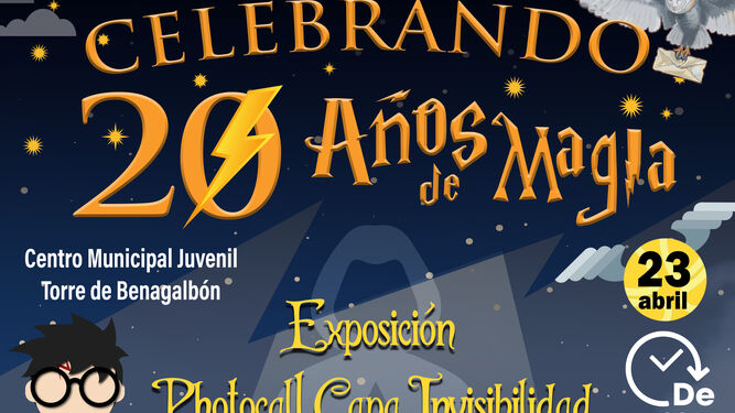 Cartel con las actividades programadas para conmemorar el 20 Aniversari de Harry Potter