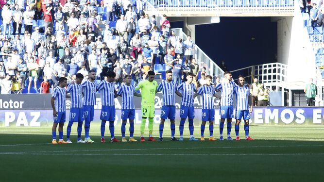 Los blanquiazules, antes del  Málaga CF-Real Valladolid