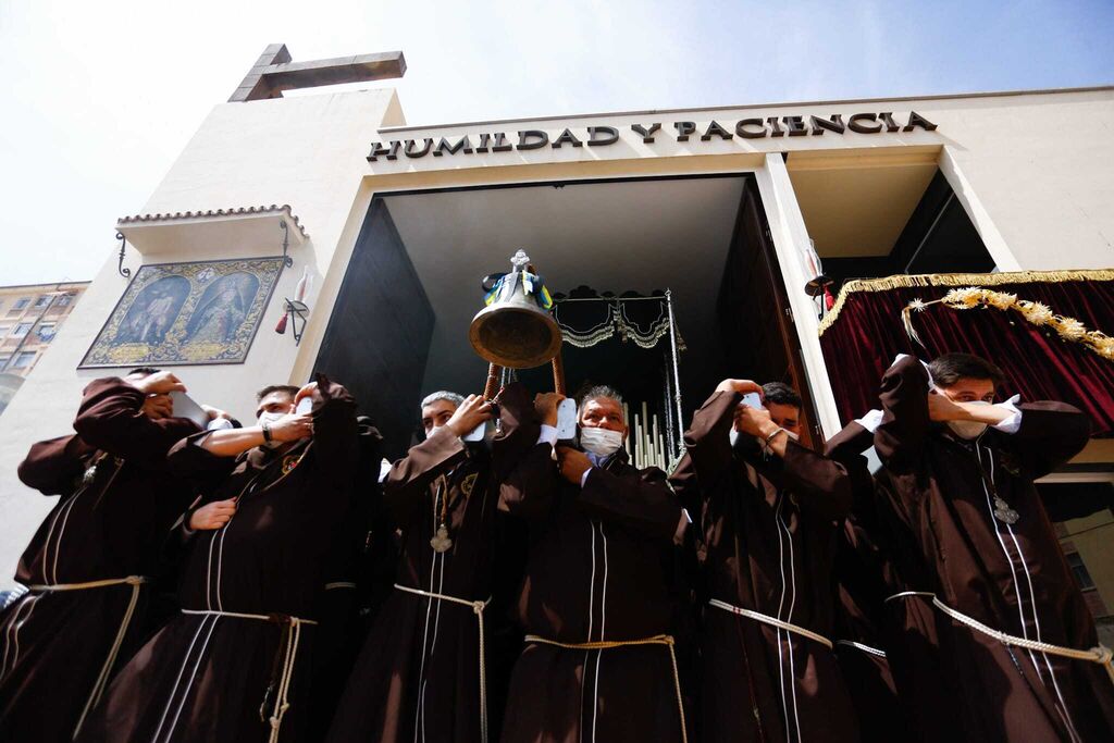 Las fotos de Humildad y Paciencia en su procesi&oacute;n del Domingo de Ramos