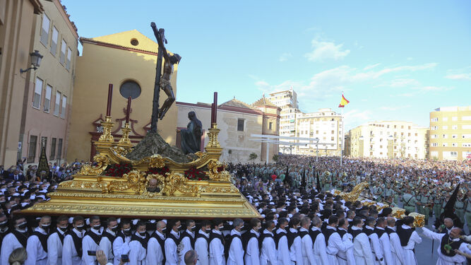 El Cristo de Mena, el pasado Jueves Santo de Málaga