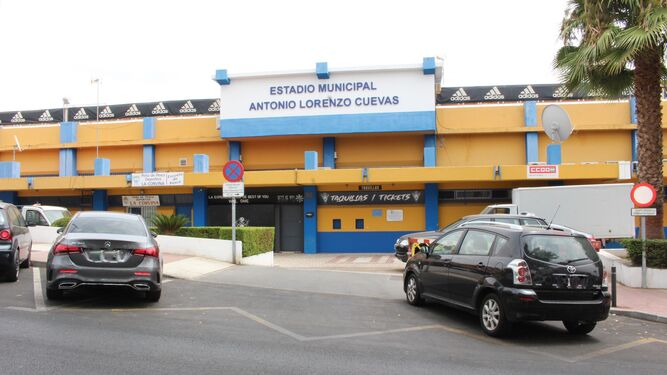 El Estadio Municipal Antonio Lorenzo Cuevas, en Marbella.