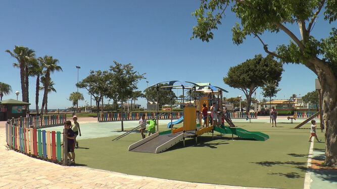 Imagen de archivo de un parque infantil de Vélez - Málaga