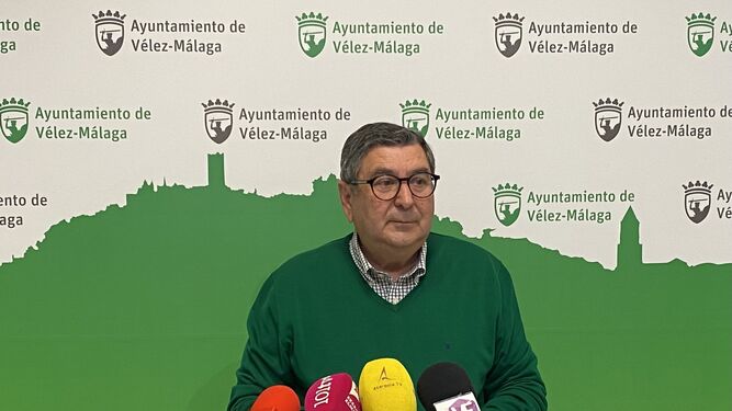 El alcalde de Vélez – Málaga, Antonio Moreno Ferrer