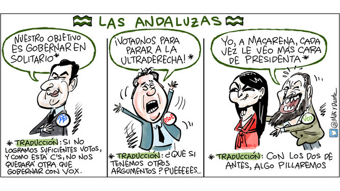 Las elecciones andaluzas (traducciones)
