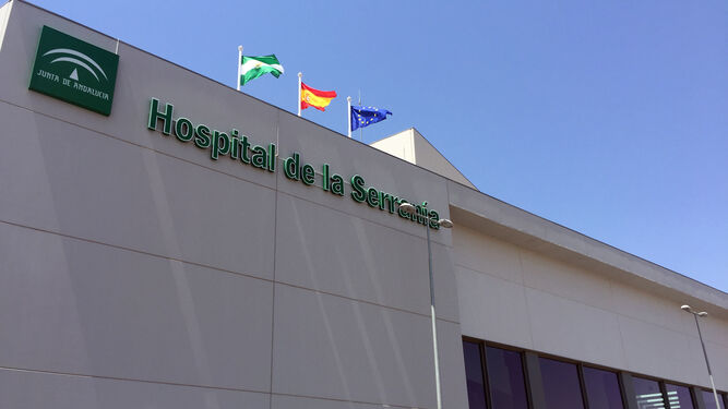 Entrada del Hospital e la Serranía