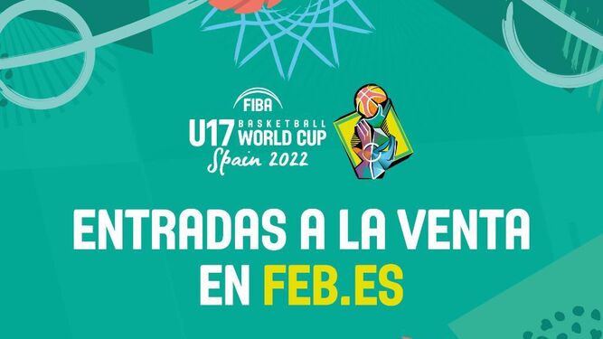 Venta de entradas para el Mundial sub 17 de baloncesto de Málaga.