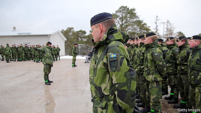 Miembros del Ejército sueco