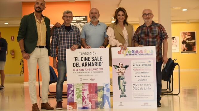 El acto de inauguración de la muestra 'El cine sale del armario', en Torremolinos.