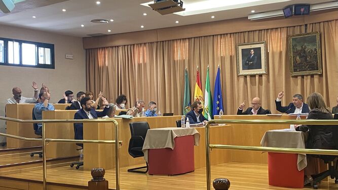 Votación del equipo de Gobierno del Ayuntamiento de Vélez - Málaga