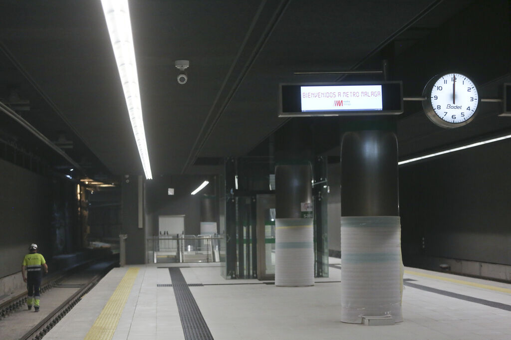 El Metro al Centro de M&aacute;laga: fotos de las estaciones Atarazanas y Guadalmedina