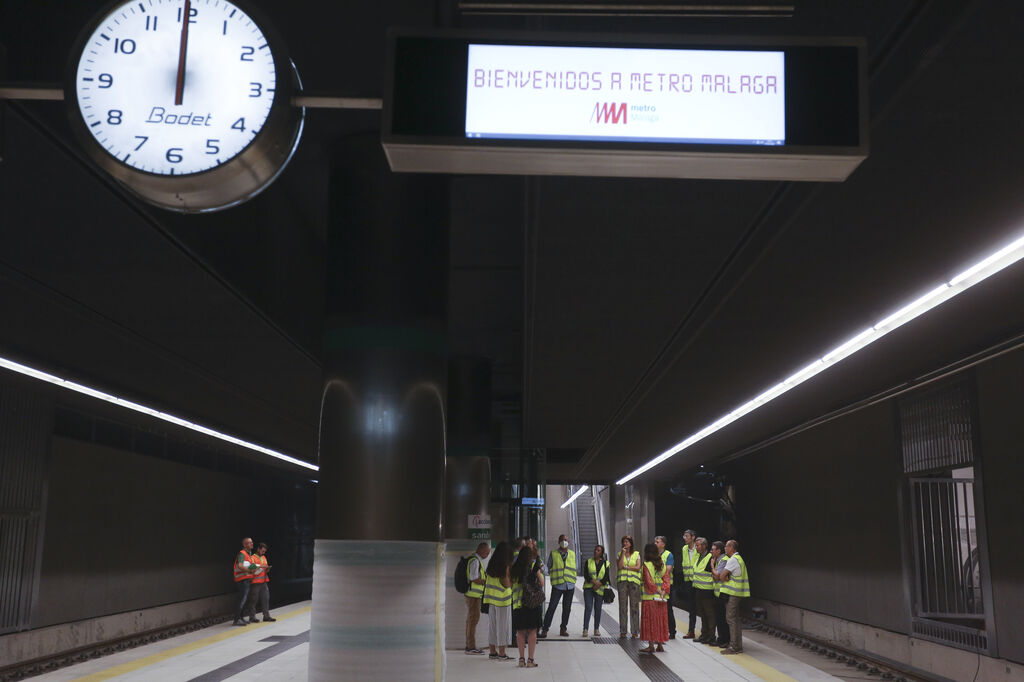 El Metro al Centro de M&aacute;laga: fotos de las estaciones Atarazanas y Guadalmedina