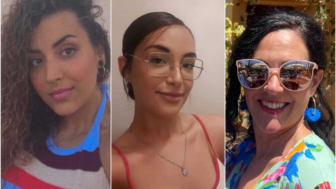 Gema Fernández, Emilia Bergillo y Carolina Domínguez, tres mujeres que se han operado el pecho.