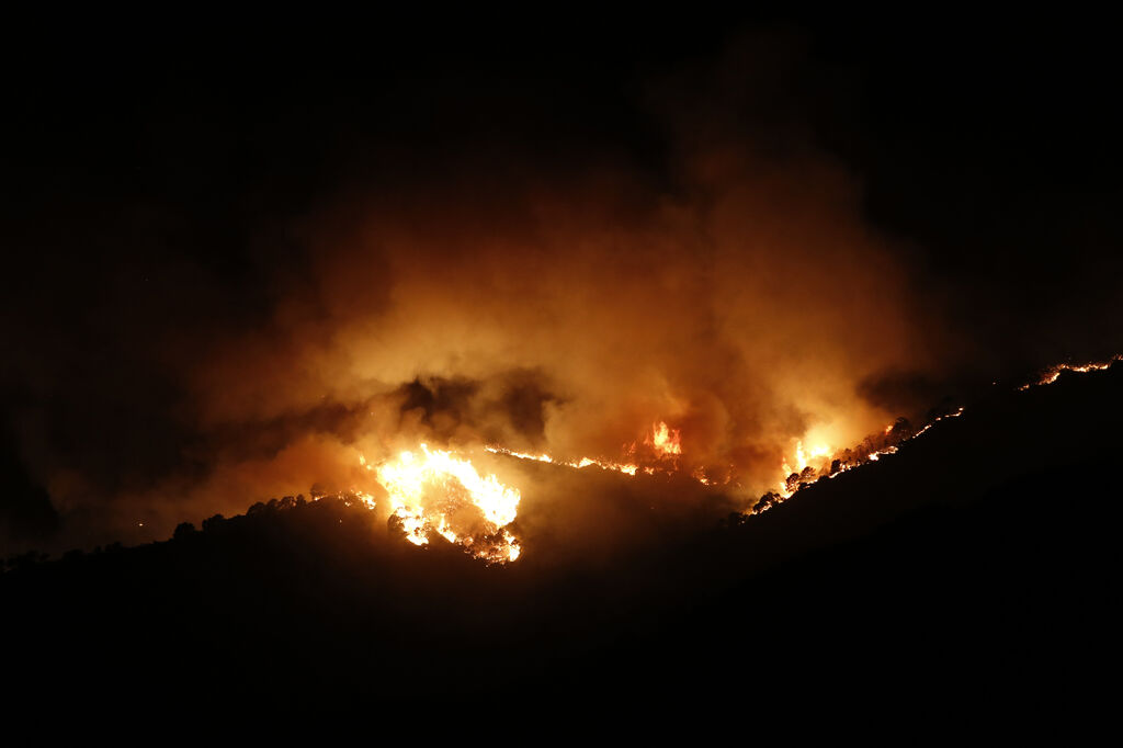 El incendio de Pujerra y Benahavis, en M&aacute;laga, en fotos