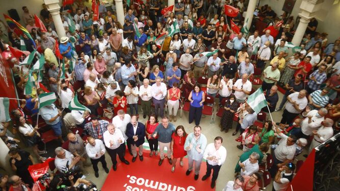 Juan Espadas, en Córdoba con los barones del PSOE.