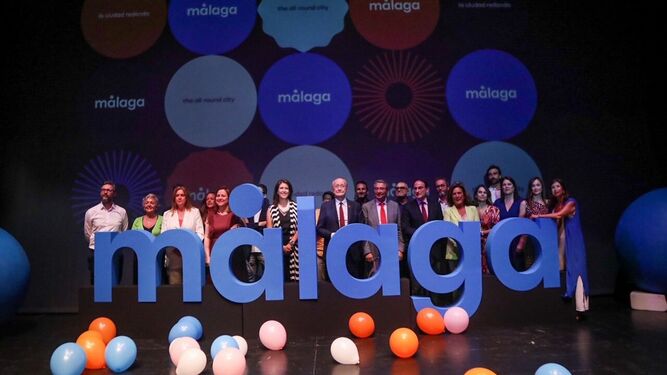 La nueva imagen de marca de la ciudad de Málaga.