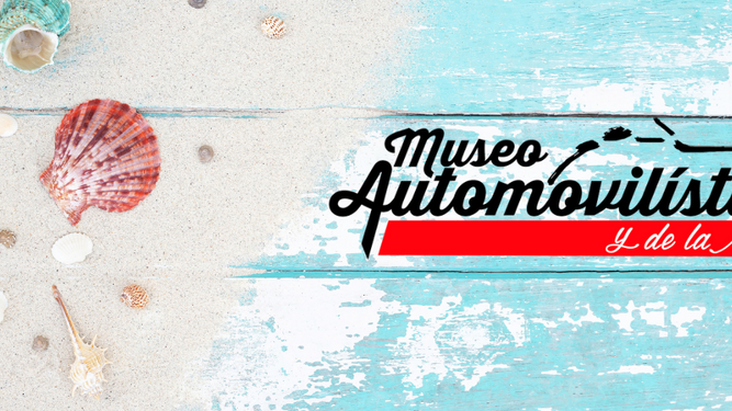 Cartel del campamento de verano del Museo Automovilístico y de la Moda de Málaga