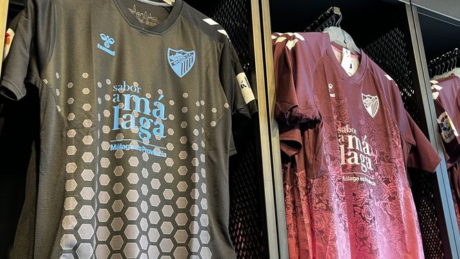 El Málaga CF pone a la venta la segunda y tercera equipación