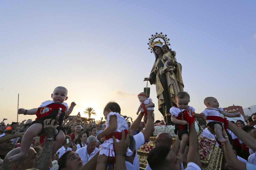 Virgen del Carmen en M&aacute;laga capital