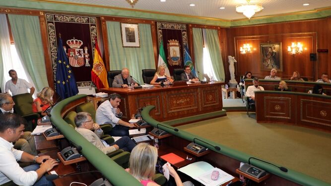 Imagen del Pleno del Ayuntamiento de Marbella celebrado este viernes.