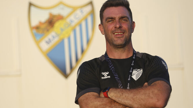 Las fotos de la entrevista a Pablo Guede, entrenador del Málaga CF