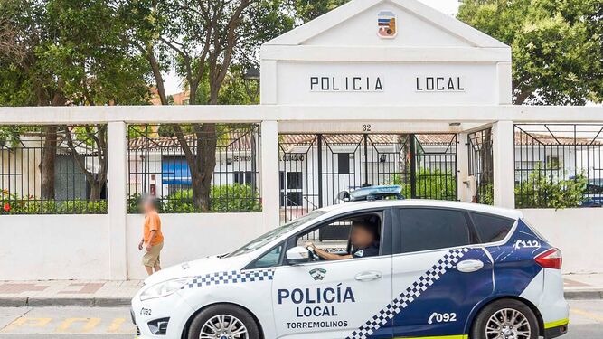 Una patrulla de la Policía Local de Torremolinos.