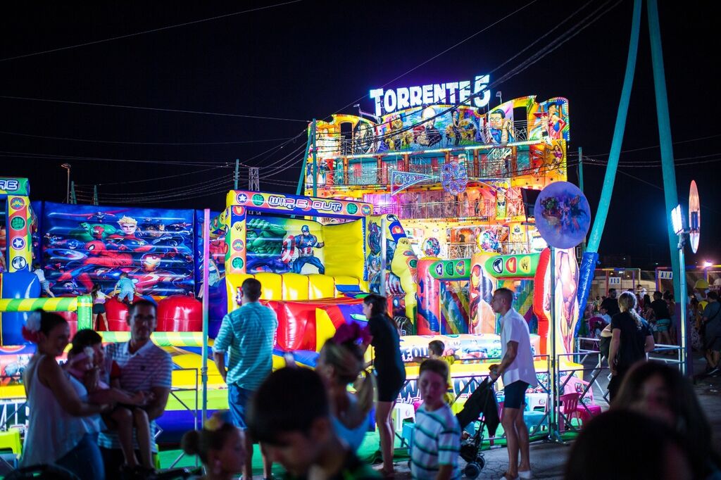 Las noches iluminadas en el Real de la Feria de M&aacute;laga (fotos)