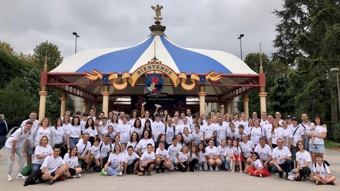 La banda 'Amantes de la Música' de Campillos en Disneyland París