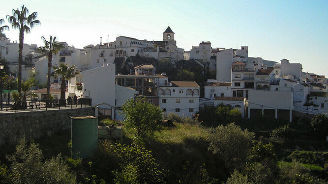 Vista del municipio malagueño de Canillas de Aceituno.