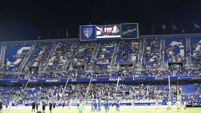 La Rosaleda en el Málaga CF - Las Palmas