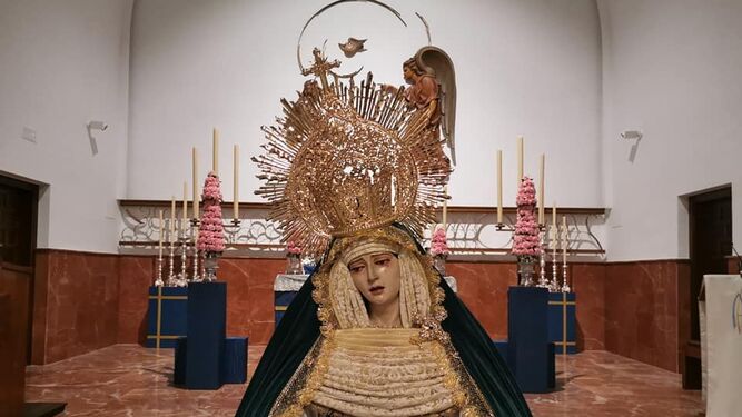 La Virgen Mediadora de la Salvación, en la Encarnación.