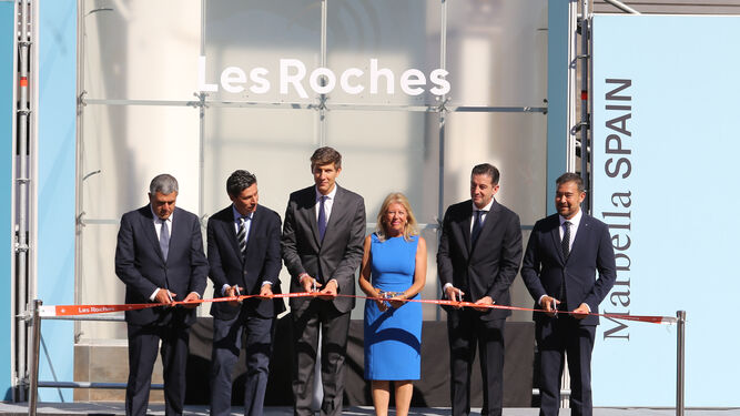 El acto de inauguración de la nueva residencia de Les Roches Marbella.