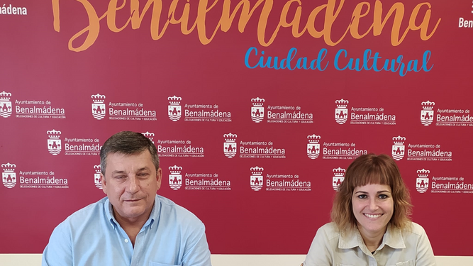 El concejal del ramo, E. Pablo Centella, y la coordinadora del área, Ana B. Luna.