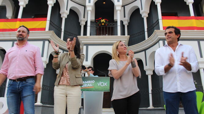 El mitin de Vox celebrado en Marbella en el que participó Giorgia Meloni (2ª D.).