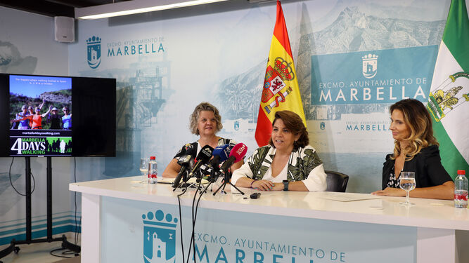 El acto de presentación de ‘Marbella 4 days walking’.
