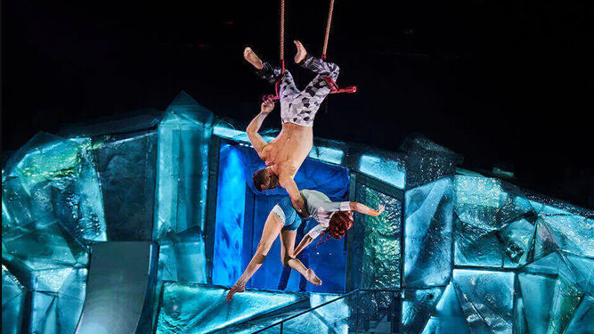 Momento del espectáculo del Circo del Sol, Crystal, que estará en Málaga en diciembre.