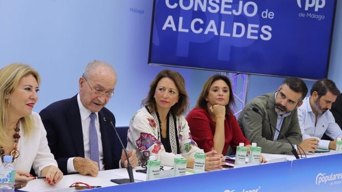 Clausura del Consejo de Alcaldes del PP de Málaga.