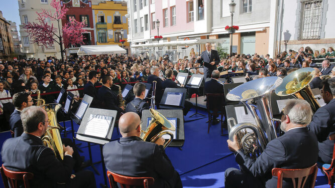 La Banda Municipal de Málaga, en una actuación pasada.
